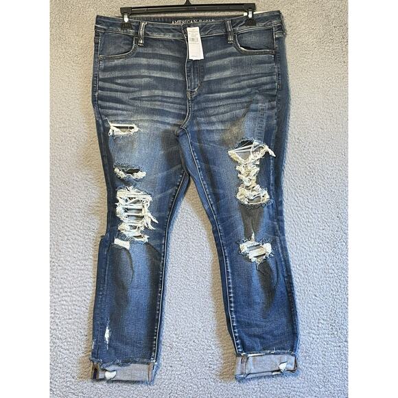 American Eagle Outfitters Denim - American Eagle Blue Next Level Stretch Jegging Crop Mid-Calf Women's Sz 20 NWT